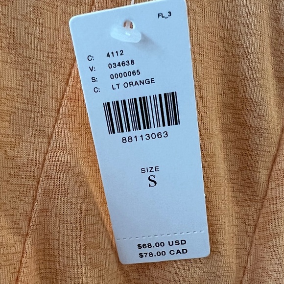 NEW By Anthropologie Short-Sleeve Spliced Ruffled Tee SIZE SMALL - Picture 6 of 6